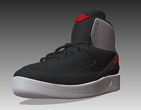 Nike Air Jordan 2 shoes 3D model
